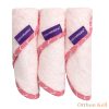 Clevamama bambusz fürdetőkendő 3 db pink