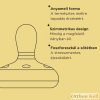 Tommee Tippee Breastlike anyamell formájú éjszakai cumi 0-6 2 db