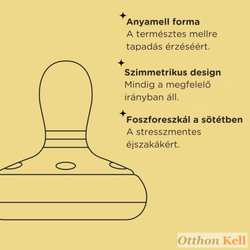 Tommee Tippee Breastlike anyamell formájú éjszakai cumi 0-6 2 db