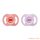 Tommee Tippee UltraLight StayPut ultrakönnyű cumi, szilikon, 0-6 hónap, BPA mentes, pink-korall 2 db