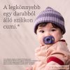 Tommee Tippee UltraLight StayPut ultrakönnyű cumi, szilikon, 0-6 hónap, BPA mentes, pink-korall 2 db