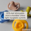 Tommee Tippee UltraLight StayPut ultrakönnyű cumi, szilikon, 0-6 hónap, BPA mentes, pink-korall 2 db