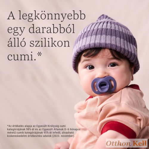 Tommee Tippee UltraLight StayPut ultrakönnyű cumi, szilikon, 0-6 hónap, BPA mentes, kék-menta, 2 db
