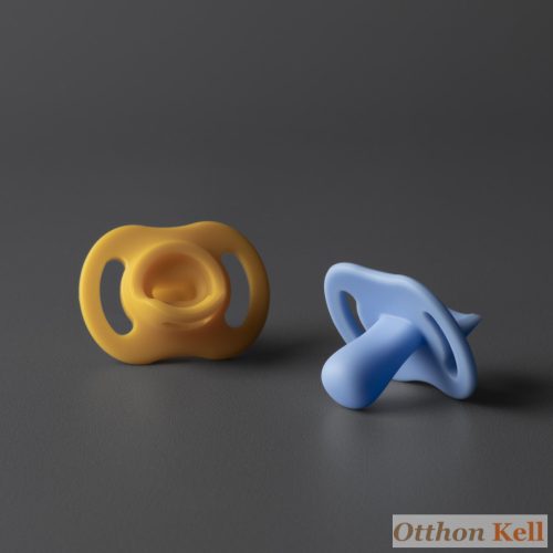 Tommee Tippee UltraLight StayPut ultrakönnyű cumi, szilikon, 6-18 hónap, BPA mentes, kék-sárga, 2 db