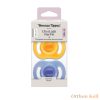 Tommee Tippee UltraLight StayPut ultrakönnyű cumi, szilikon, 6-18 hónap, BPA mentes, kék-sárga, 2 db