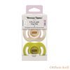 Tommee Tippee UltraLight StayPut ultrakönnyű cumi, szilikon, 6-18 hónap, BPA mentes, bézs-zöld 2 db