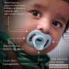 Tommee Tippee UltraLight StayPut ultrakönnyű cumi, szilikon, 6-18 hónap, BPA mentes, bézs-zöld 2 db