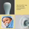Tommee Tippee UltraLight StayPut ultrakönnyű cumi, szilikon, 6-18 hónap, BPA mentes, bézs-zöld 2 db