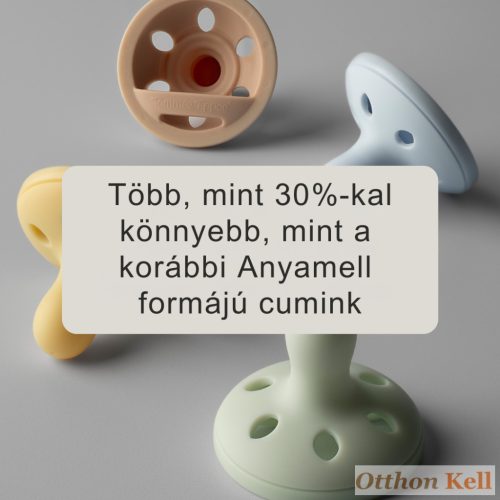 Tommee Tippee Breastlike anyamell formájú szilikon cumi 6-18 hó, BPA-mentes, tengerkék-barackrózsaszín, 2 db