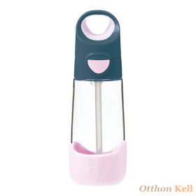 B.Box Szívószálas tritán kulacs 450 ml - indigo+rózsa