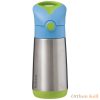 B.Box Hőtartó szívószálas fémkulacs 350 ml - kék+zöld