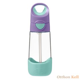 B.Box Szívószálas tritán kulacs 450 ml - lila