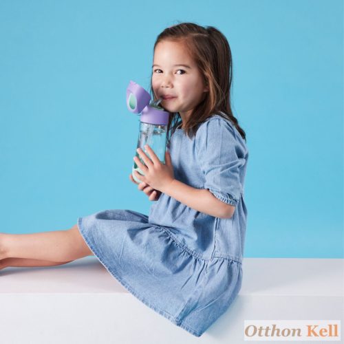 B.Box Szívószálas tritán kulacs 450 ml - lila