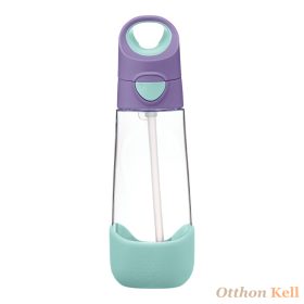 B.Box Szívószálas tritán kulacs 600 ml - lila