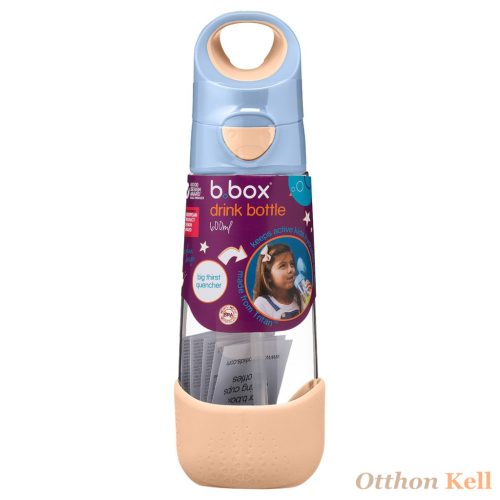 B.Box Szívószálas tritán kulacs 600 ml - rózsaszín