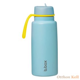 B.Box Hőtartó szívószálas fémkulacs 1 l - pool side