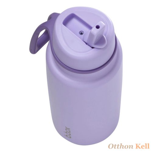 B.Box Hőtartó szívószálas fémkulacs 1 l - lilac love