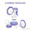 Lansinoh 2 fázisú kézi mellszívó + Lansinoh 160ml cumisüveg