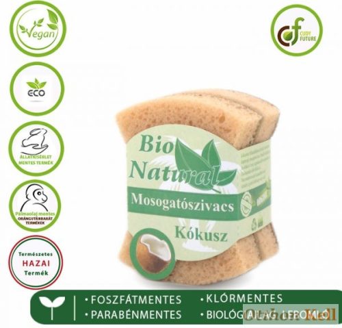 Bio Natural mosogatószivacs 2 db/cs.