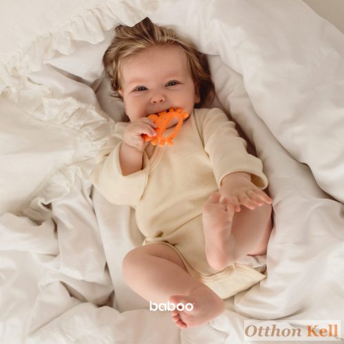 Baboo® Szilikon Rágóka – Rákocska, 4+ hónap