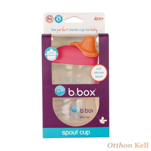 B.Box Csőrös itatópohár 240 ml - málnapiros