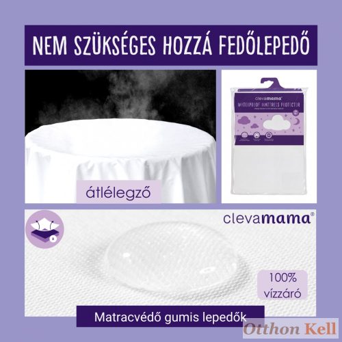 Clevamama matracvédő gumis lepedő 70x140