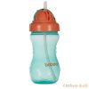 BABOO® Itatópohár szilikon szívószállal, 360 ml, zöld, 9+ hónapos kortól