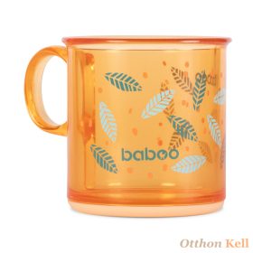    Baboo® Itatópohár csúszásmentes aljjal, Peachy Keen, narancssárga, 12 hónapos kortól