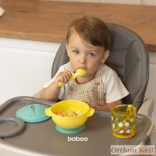  Baboo® Itatópohár csúszásmentes aljjal, Lagoon Fiesta, 12 hónapos kortól