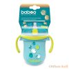 BABOO® Súlyozott szívószálas itatópohár (szilikon szívószállal), 300 ml, Lagoon Fiesta, 9+ hónapos kortól