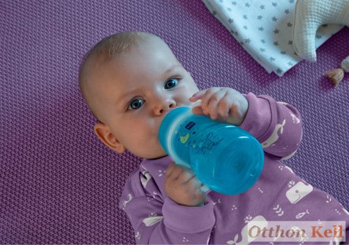 MAM fogóka Hold my Bottle Day & Night 2db cumisüveghez és Trainer ivástanuló pohárhoz zöld, rózsa, kék