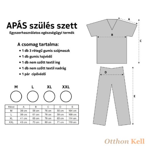 Apás szülési szett (M-XXL)