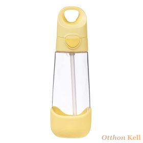 B.Box Szívószálas tritán kulacs 600 ml - citrom twist