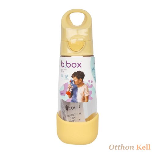 B.Box Szívószálas tritán kulacs 600 ml - citrom twist