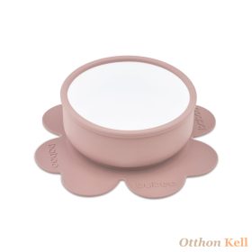    Baboo® tapadókorongos szilikon tányér, Au Naturale, kakaó, 6+ hónapos kortól