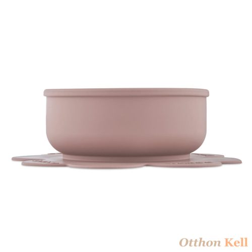  Baboo® tapadókorongos szilikon tányér, Au Naturale, kakaó, 6+ hónapos kortól