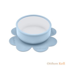    Baboo® tapadókorongos szilikon tányér, Blue Haze, kék, 6+ hónapos kortól