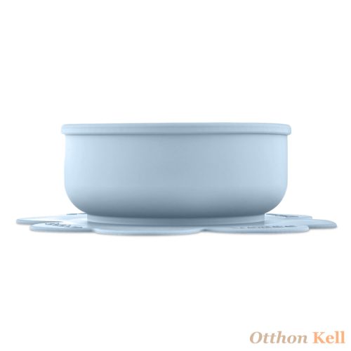  Baboo® tapadókorongos szilikon tányér, Blue Haze, kék, 6+ hónapos kortól