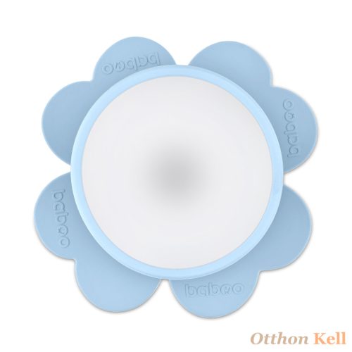  Baboo® tapadókorongos szilikon tányér, Blue Haze, kék, 6+ hónapos kortól