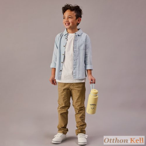 B.Box Hőtartó szívószálas fémkulacs 1 l - Looney tunes