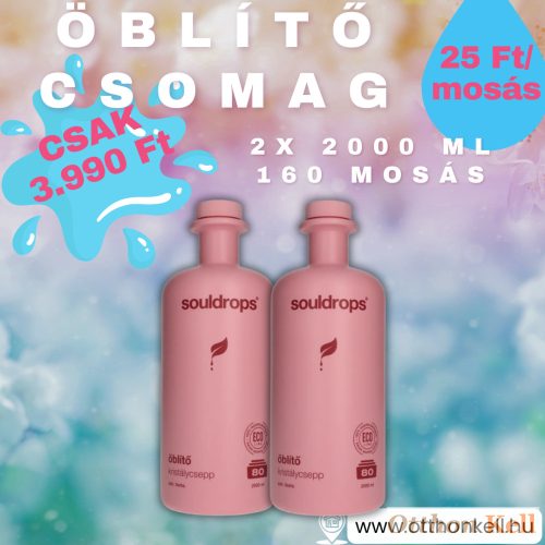 Souldrops öblítő csomag 2x2l - 160 mosás