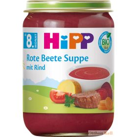 HiPP BIO Céklaleves marhával 8hó+ 190g