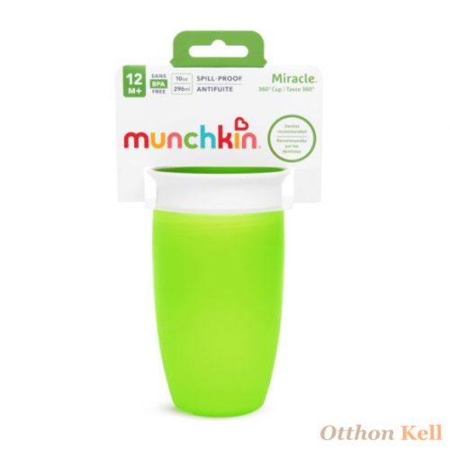 Munchkin Miracle Cup itatópohár 300 ml - zöld