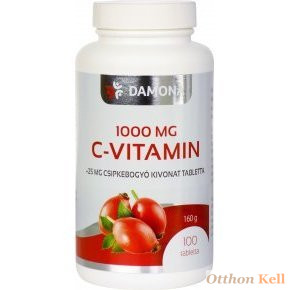 Damona C-vitamin 1000mg + 25mg csipkebogyó tabletta
