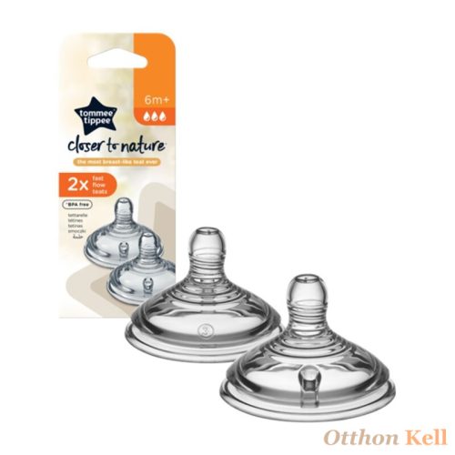 Tommee Tippee Closer To Nature etetőcumi gyors folyású 2 db