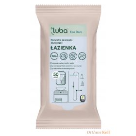   Luba ECO természetes tisztító nedves törlőkendők FÜRDŐSZOBA - 50db