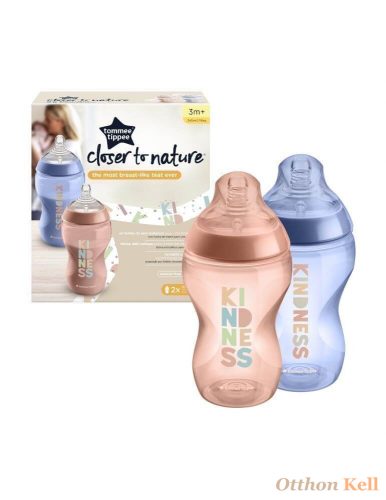 Tommee Tippee cumisüveg - CTN 2 db 340 ml terrakotta, kék