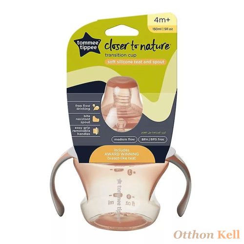 Tommee Tippee CTN Transition cup tanulópohár 150ml-Rózsaszín