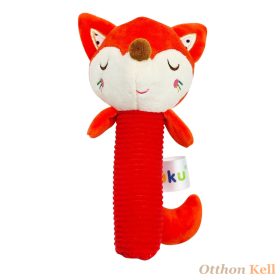 Akuku Puha plüss csörgő - Róka