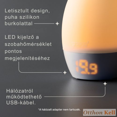 TOMMEE TIPPEE Groegg szobahőmérő és színváltó éjjeli fény